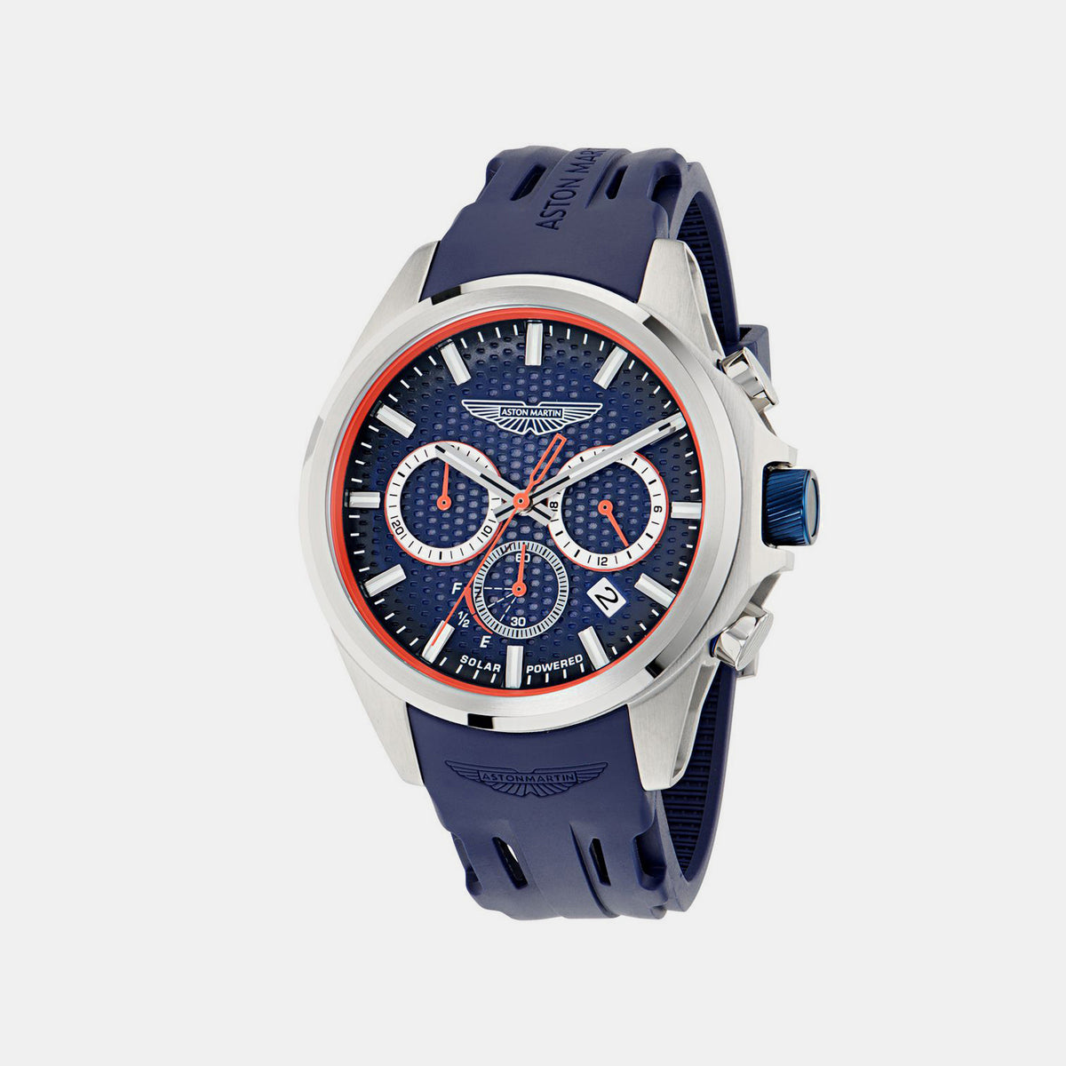 Aml Thrill Men Quartz Blue Dial Chronograph Silicone Watch MTRH2S6073E
