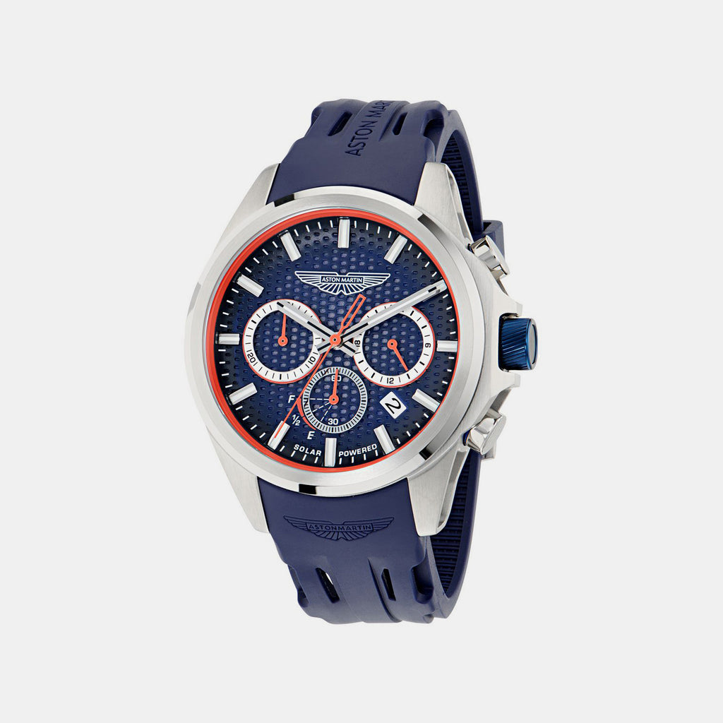 Aml Thrill Men Quartz Blue Dial Chronograph Silicone Watch MTRH2S6073E