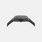 Aml Thrill Men Quartz Blue Dial Multi-Function Silicone Watch MTRI1F5013E