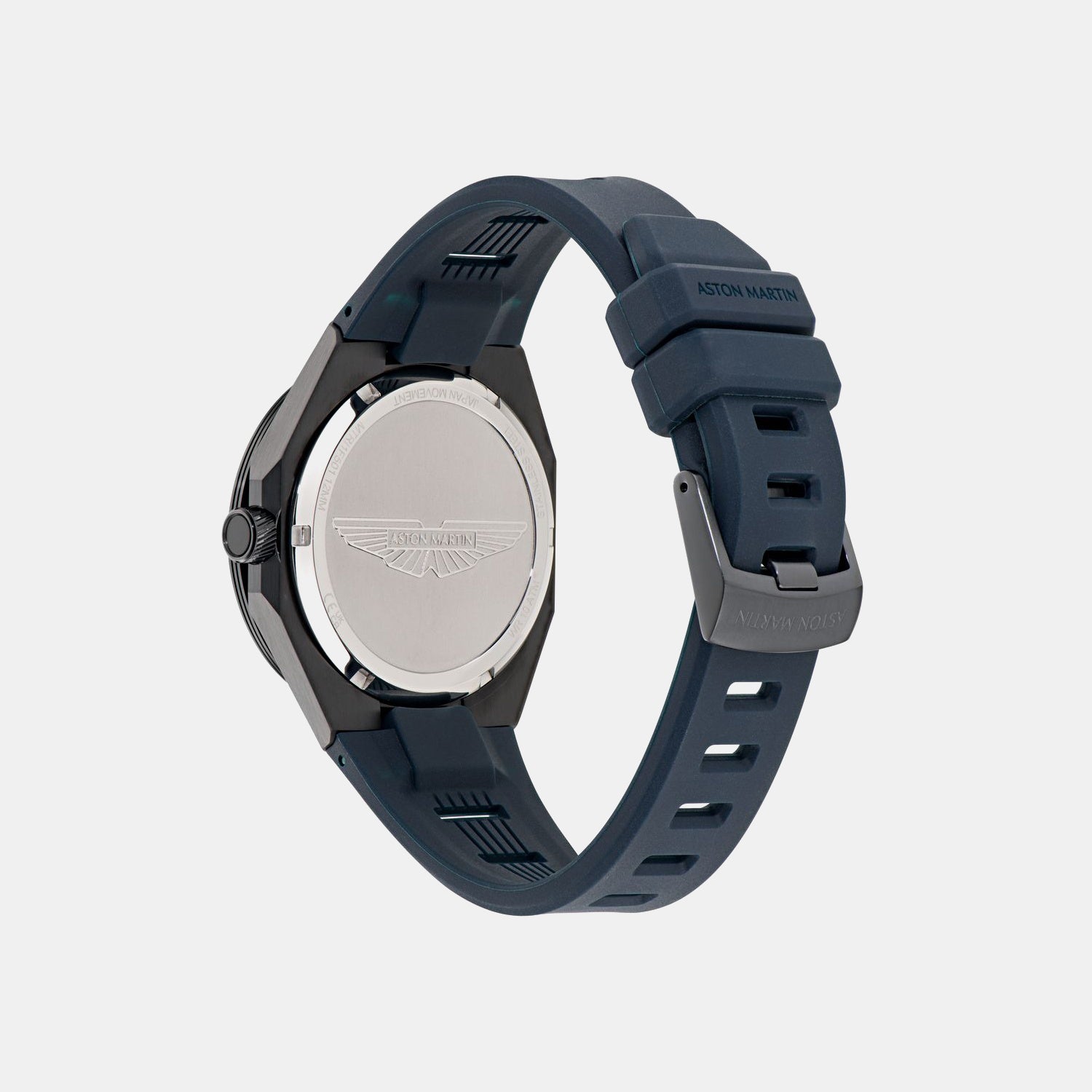 Aml Thrill Men Quartz Blue Dial Multi-Function Silicone Watch MTRI1F5013E