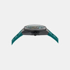 Aml Thrill Men Quartz Green Dial Multi-Function Silicone Watch MTRI1F5033E