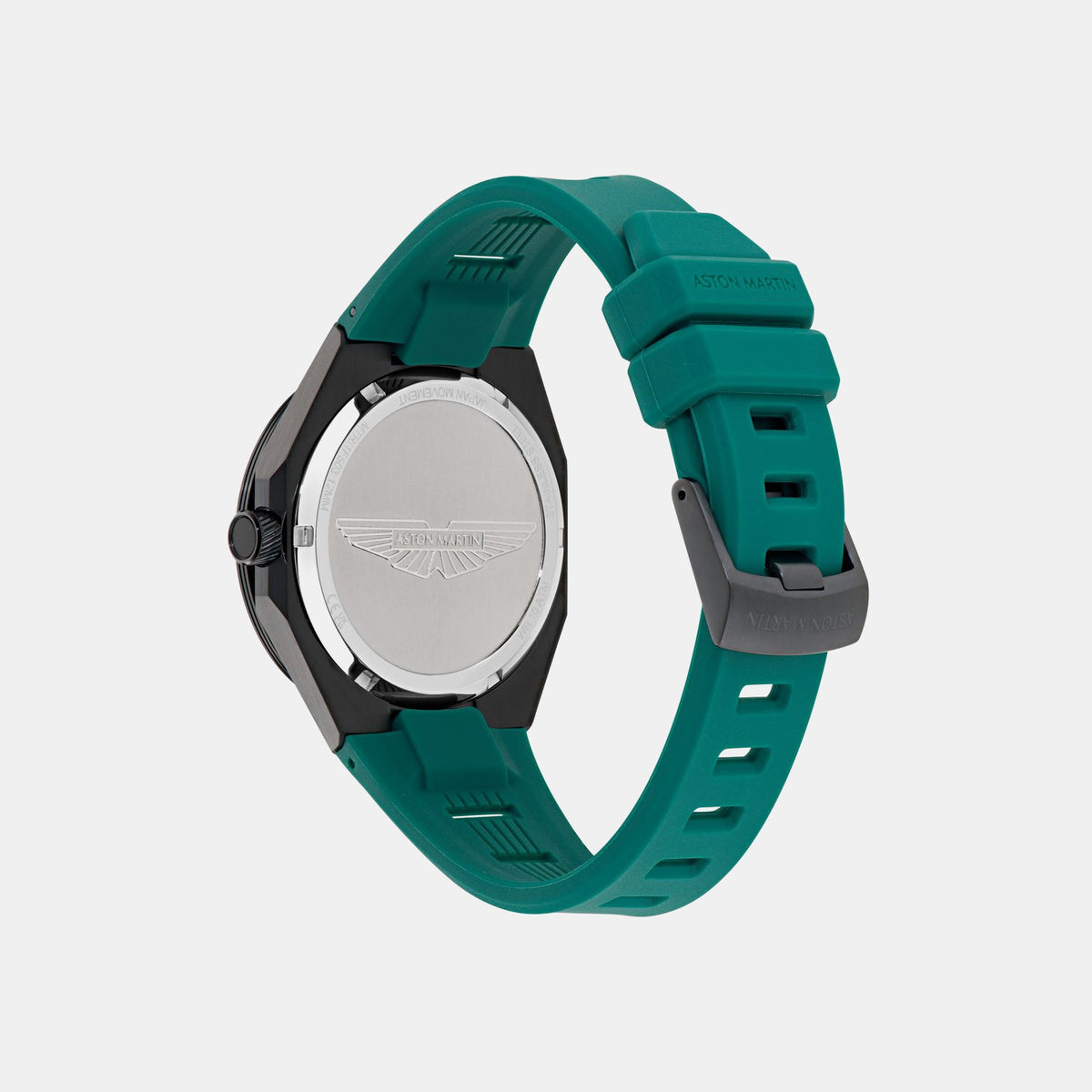 Aml Thrill Men Quartz Green Dial Multi-Function Silicone Watch MTRI1F5033E