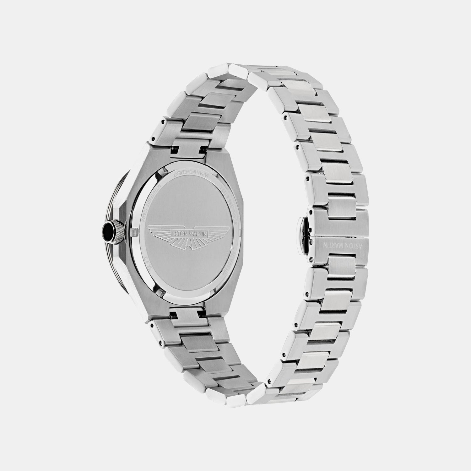 Aml Thrill Men Quartz Black Dial Multi-Function Stainless Steel Watch MTRI1F5053E