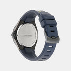 Men Quartz Blue Dial Analog Silicone Watch MTRI2S6023E