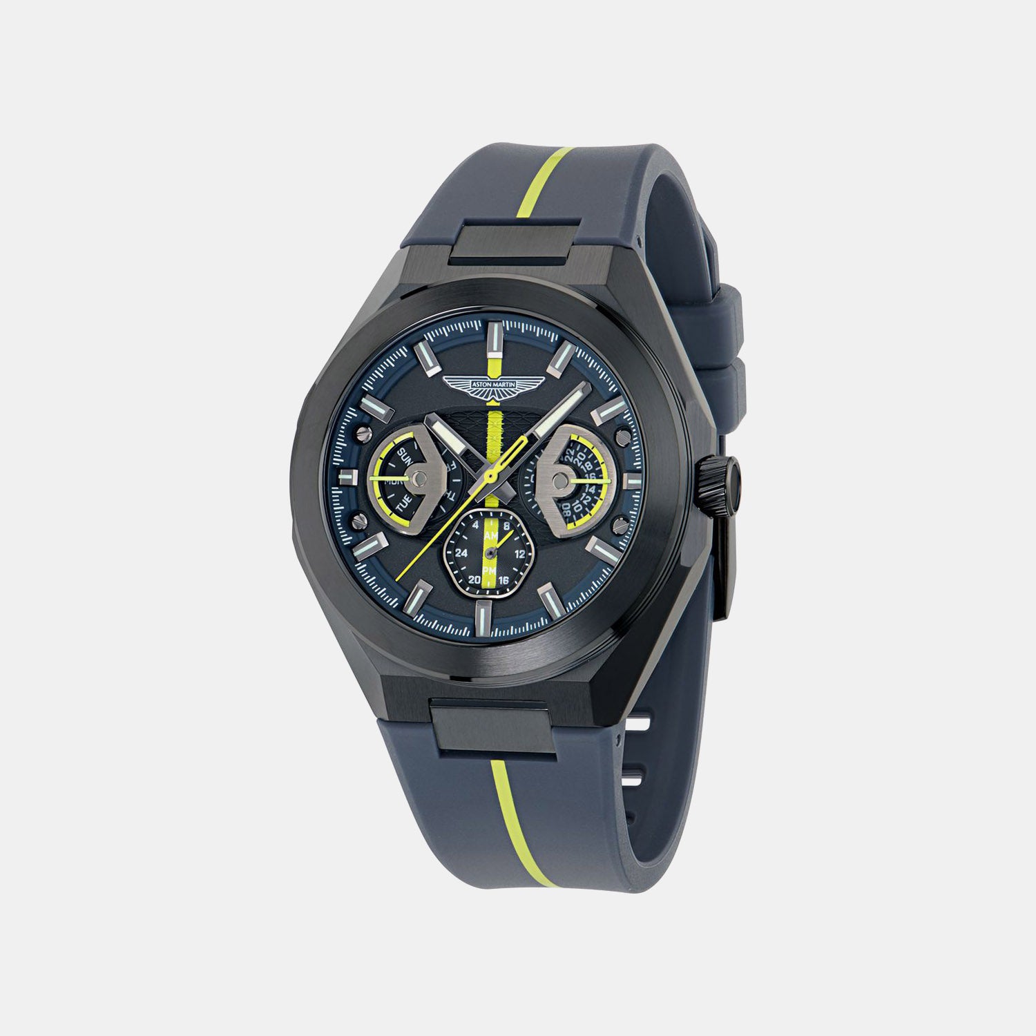 Men Quartz Blue Dial Analog Silicone Watch MTRI2S6023E
