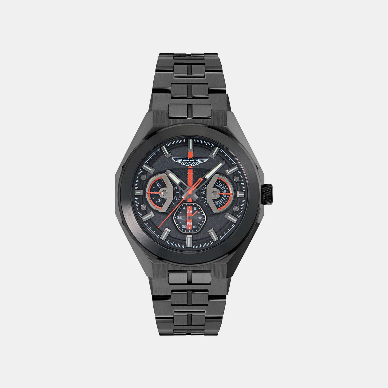 Men Quartz Black Dial Analog Stainless Steel Watch MTRI2S6053E