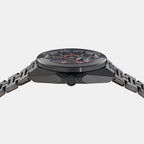 Men Quartz Black Dial Analog Stainless Steel Watch MTRI2S6053E