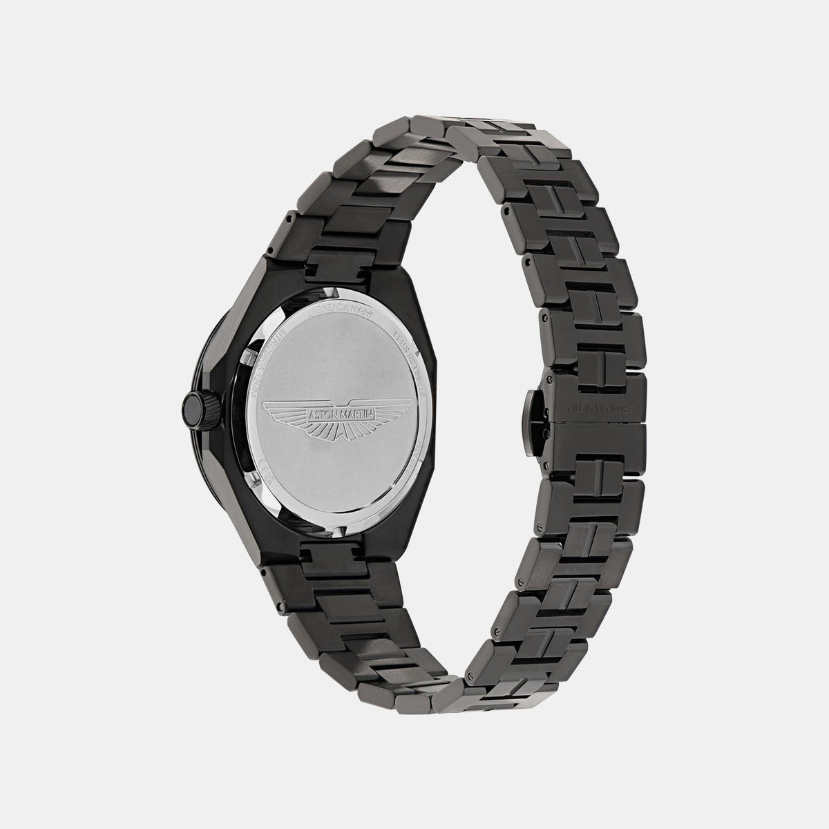 Aml Thrill Men Quartz Black Dial Analog Stainless Steel Watch MTRI2S6053E