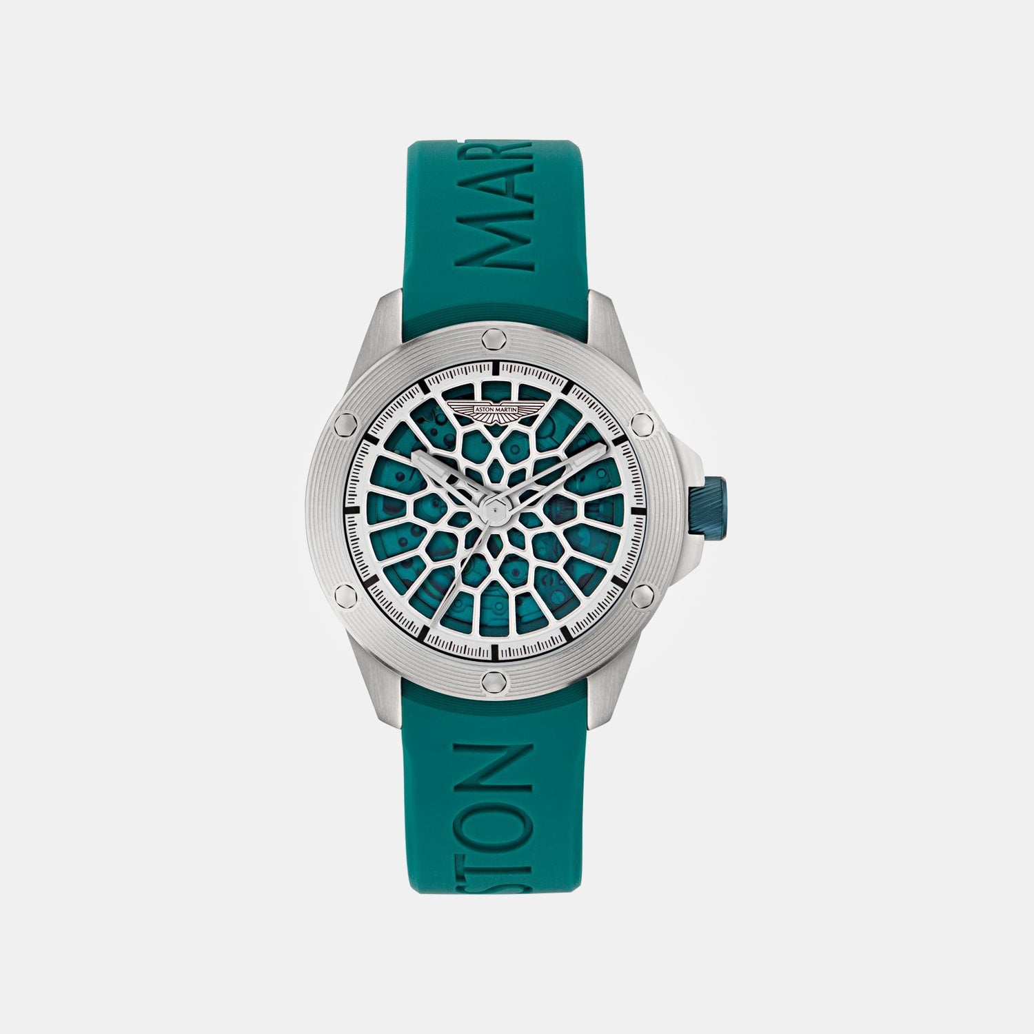 Aml Thrill Men Automatic Blue Dial Analog Silicone Watch MTRR1F5013E