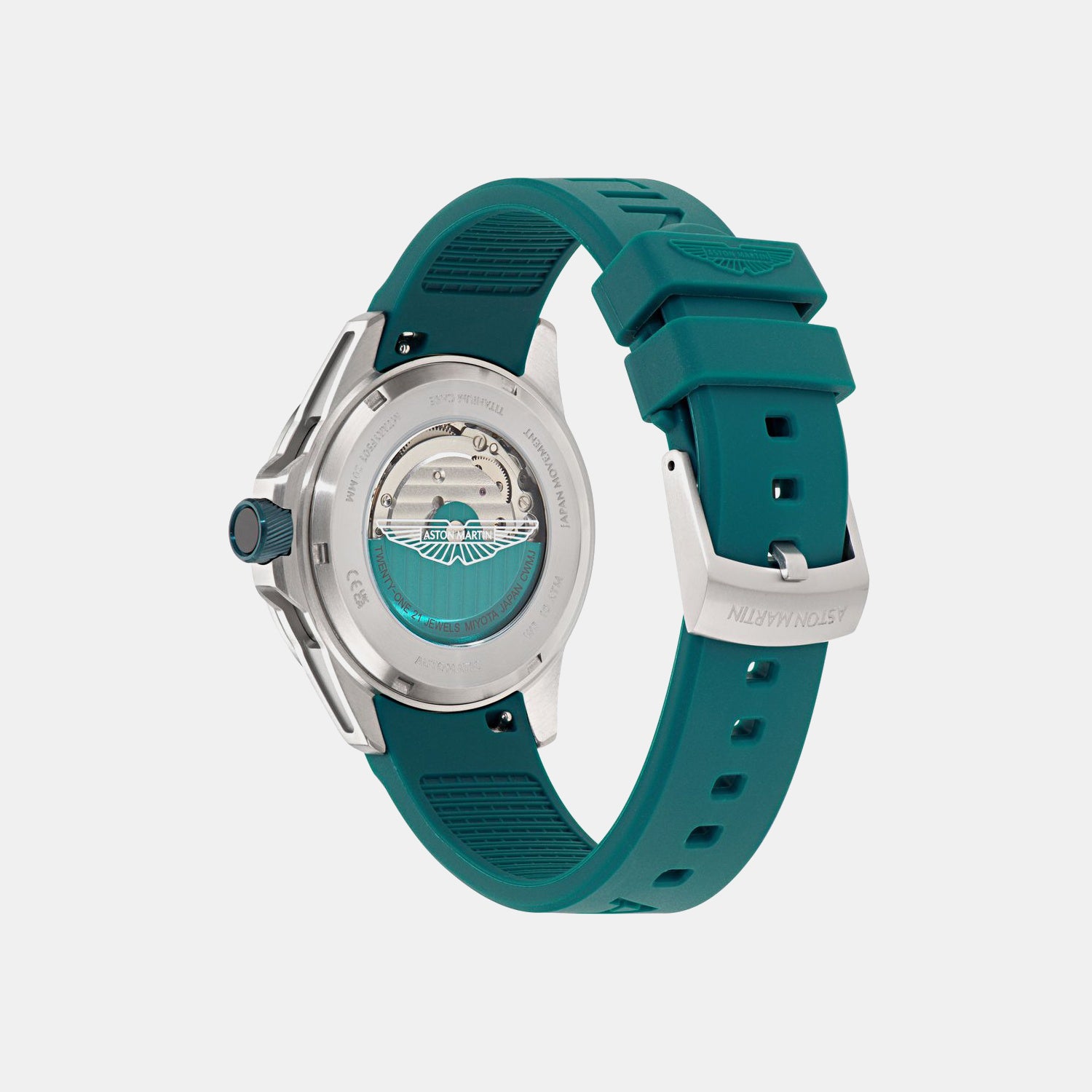 Aml Thrill Men Automatic Blue Dial Analog Silicone Watch MTRR1F5013E