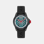 Aml Thrill Men Automatic Green Dial Analog Silicone Watch MTRR1F5023E