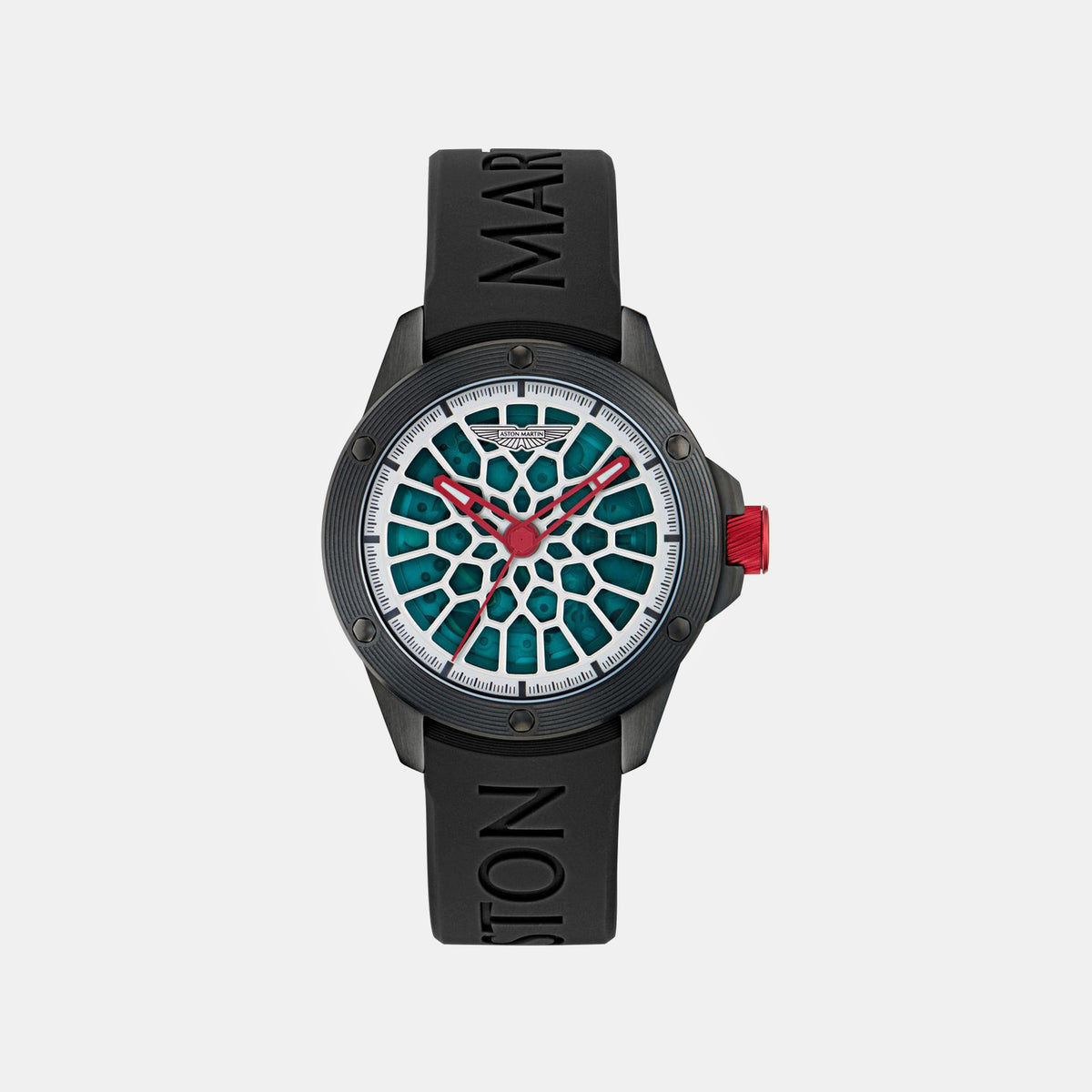 Aml Thrill Men Automatic Green Dial Analog Silicone Watch MTRR1F5023E