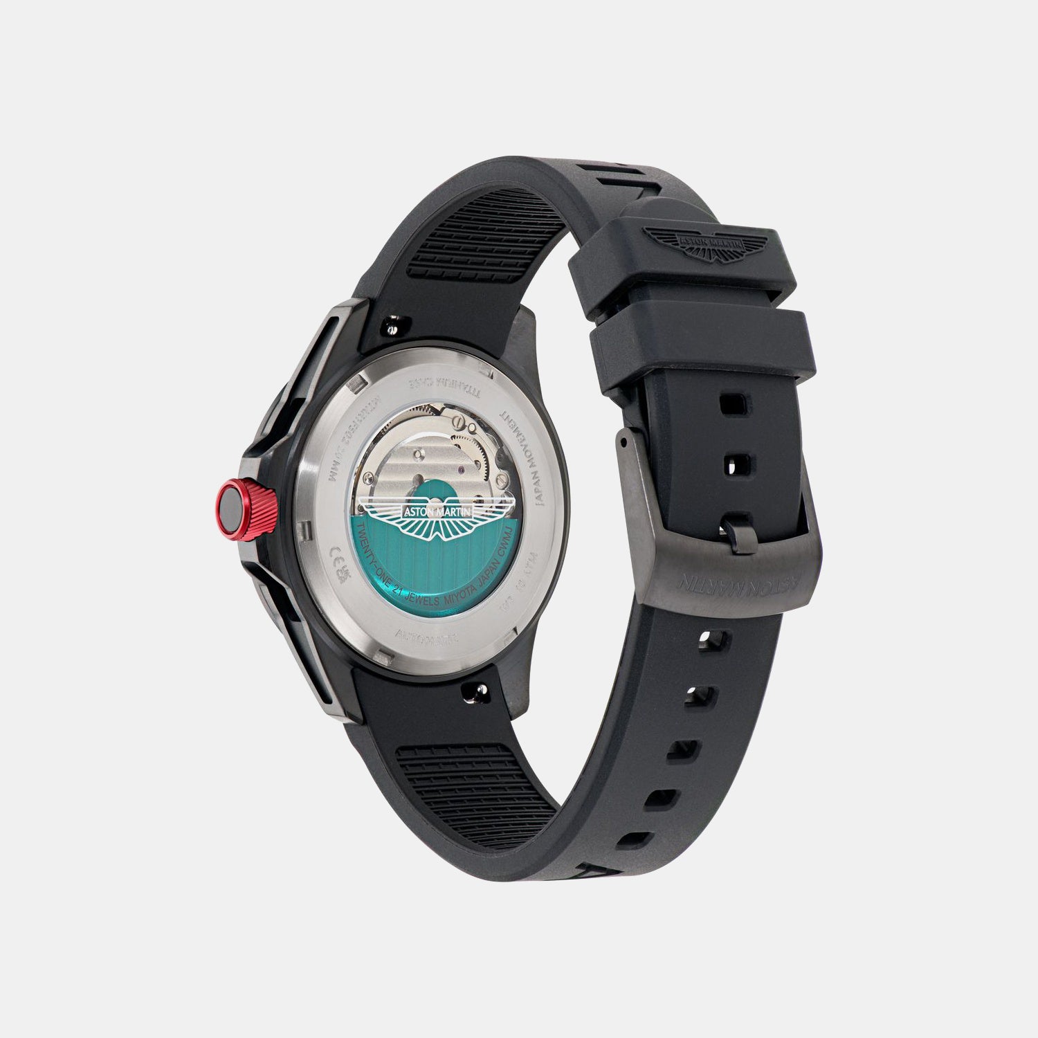 Aml Thrill Men Automatic Green Dial Analog Silicone Watch MTRR1F5023E