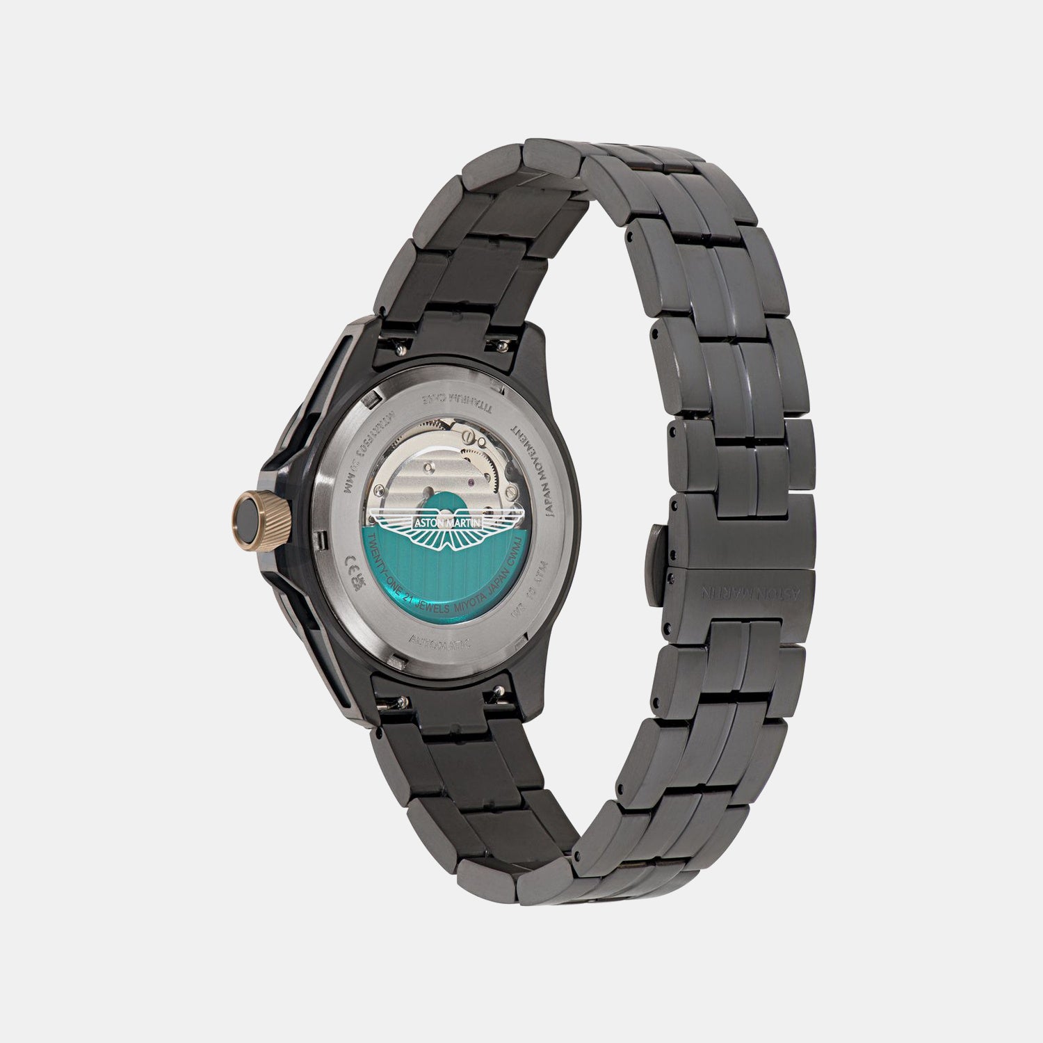 Aml Thrill Men Automatic Black Dial Analog Titanium Watch MTRR1F5033E