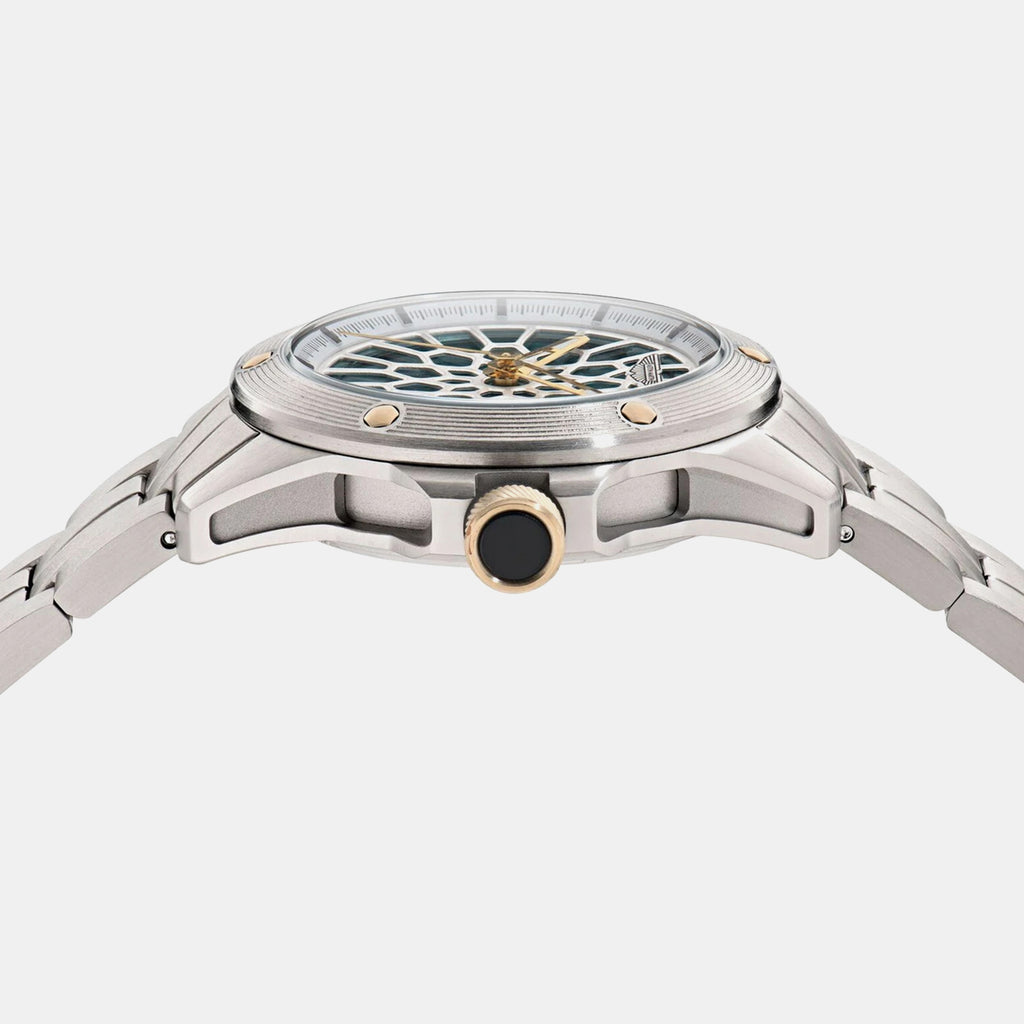 Aml Thrill Men Automatic Green Dial Analog Titanium Watch MTRR1F5053E
