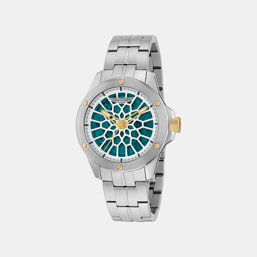 Aml Thrill Men Automatic Green Dial Analog Titanium Watch MTRR1F5053E