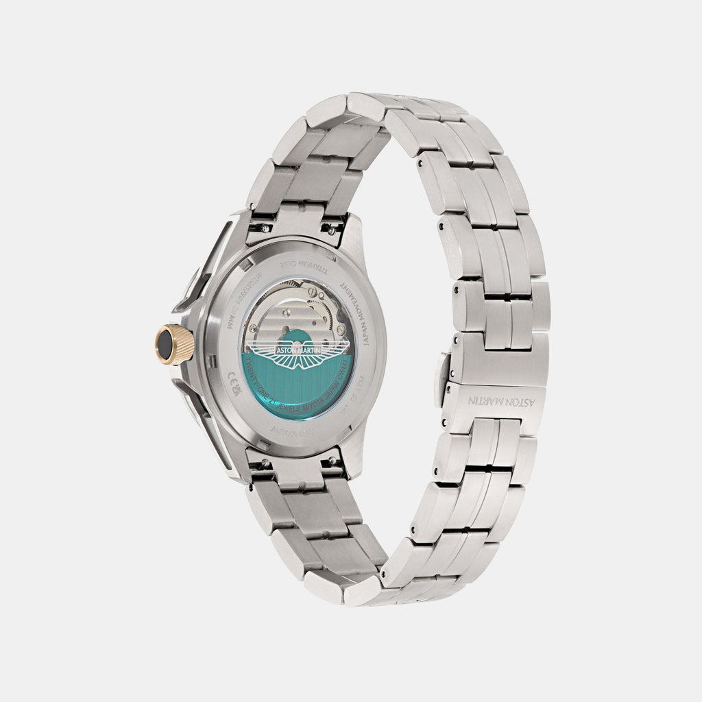 Aml Thrill Men Automatic Green Dial Analog Titanium Watch MTRR1F5053E