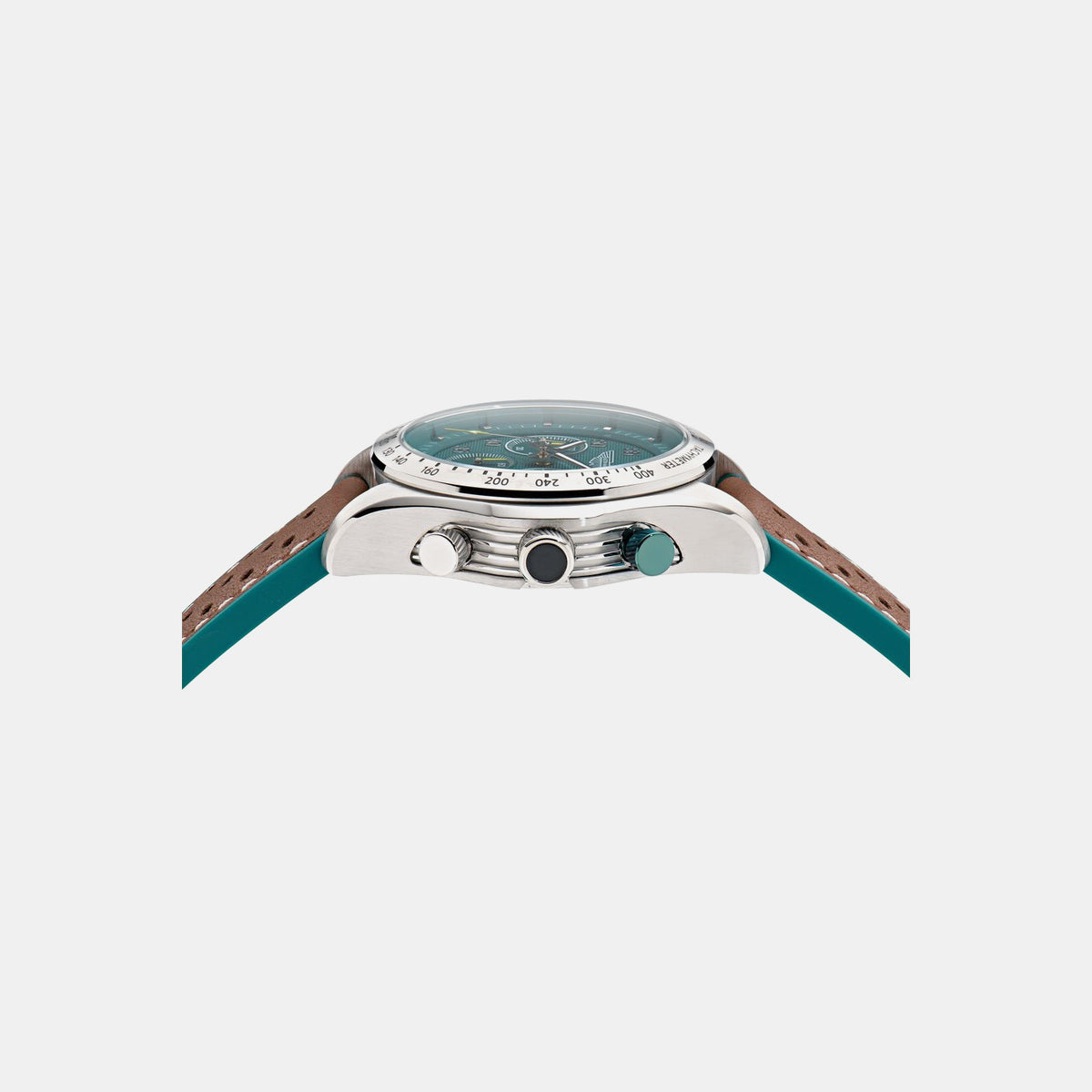 Aml Thrill Men Quartz Green Dial Chronograph Silicone Watch MTRS1F5013E