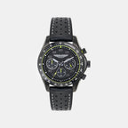 Aml Thrill Men Quartz Black Dial Chronograph Silicone Watch MTRS1F5023E