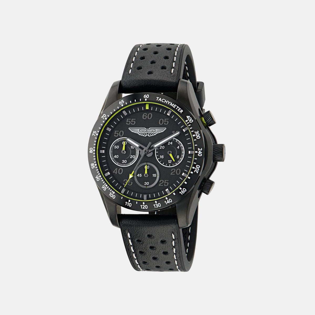 Aml Thrill Men Quartz Black Dial Chronograph Silicone Watch MTRS1F5023E