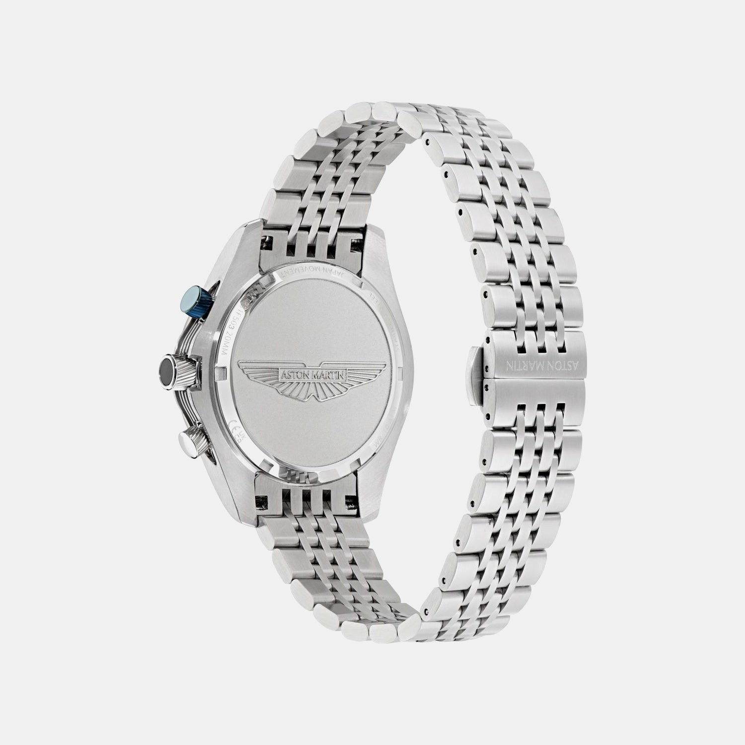 Aml Thrill Men Quartz Blue Dial Chronograph Stainless Steel Watch MTRS1F5033E