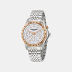 Aml Thrill Men Quartz White Dial Chronograph Stainless Steel Watch MTRS1F5043E