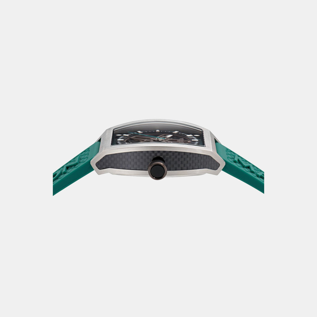 Aml Thrill Men Automatic Grey Dial Analog Silicone Watch MTRT1F5013E