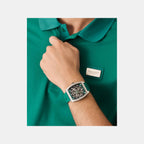 Aml Thrill Men Automatic Grey Dial Analog Silicone Watch MTRT1F5013E