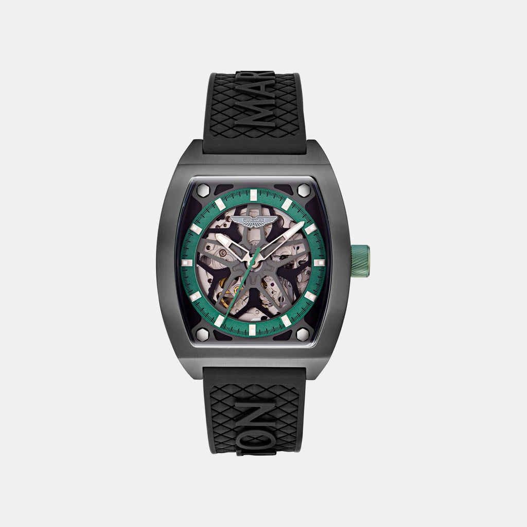 Aml Thrill Men Automatic Grey Dial Analog Silicone Watch MTRT1F5023E