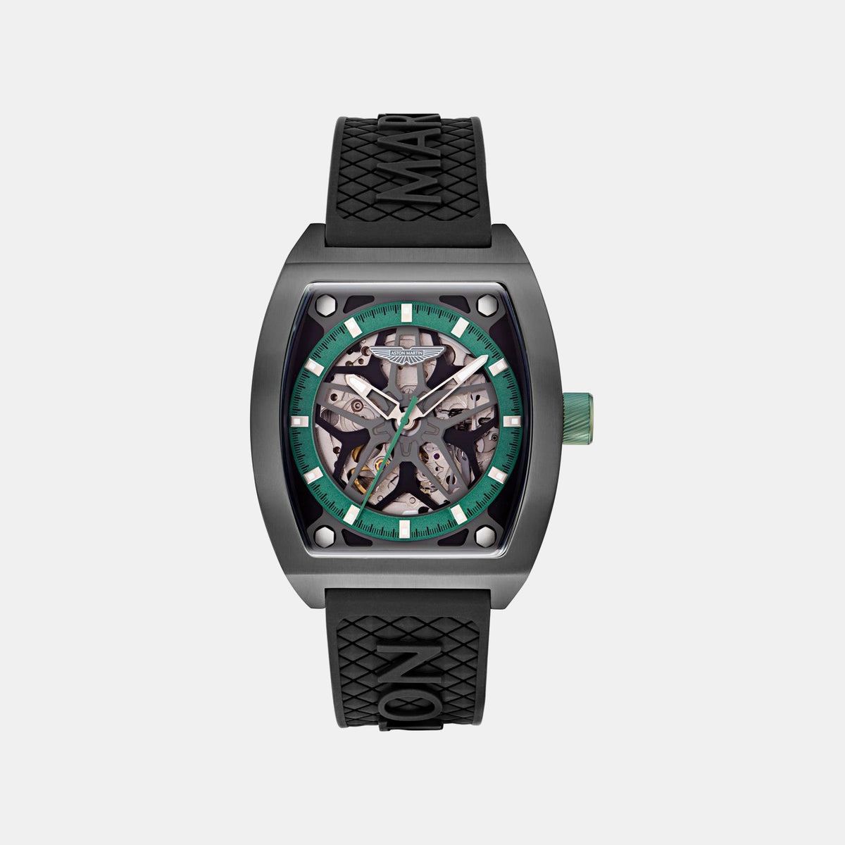 Aml Thrill Men Automatic Grey Dial Analog Silicone Watch MTRT1F5023E