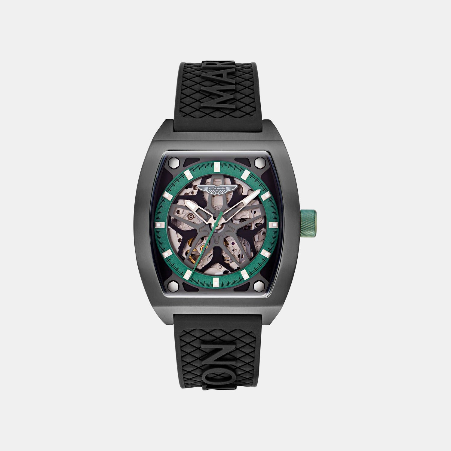 Aml Thrill Men Automatic Grey Dial Analog Silicone Watch MTRT1F5023E