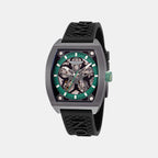 Aml Thrill Men Automatic Grey Dial Analog Silicone Watch MTRT1F5023E