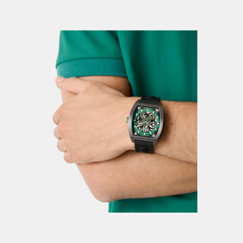 Aml Thrill Men Automatic Grey Dial Analog Silicone Watch MTRT1F5023E