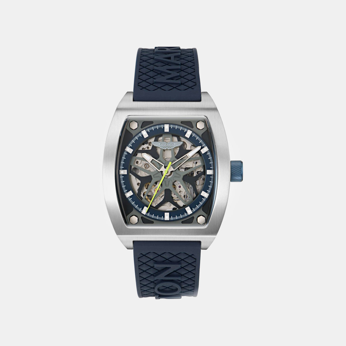 Aml Thrill Men Automatic Grey Dial Analog Silicone Watch MTRT1F5033E