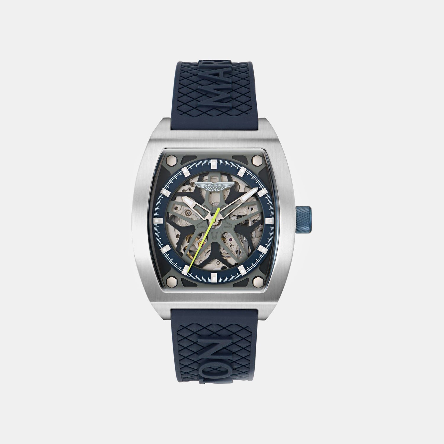 Aml Thrill Men Automatic Grey Dial Analog Silicone Watch MTRT1F5033E