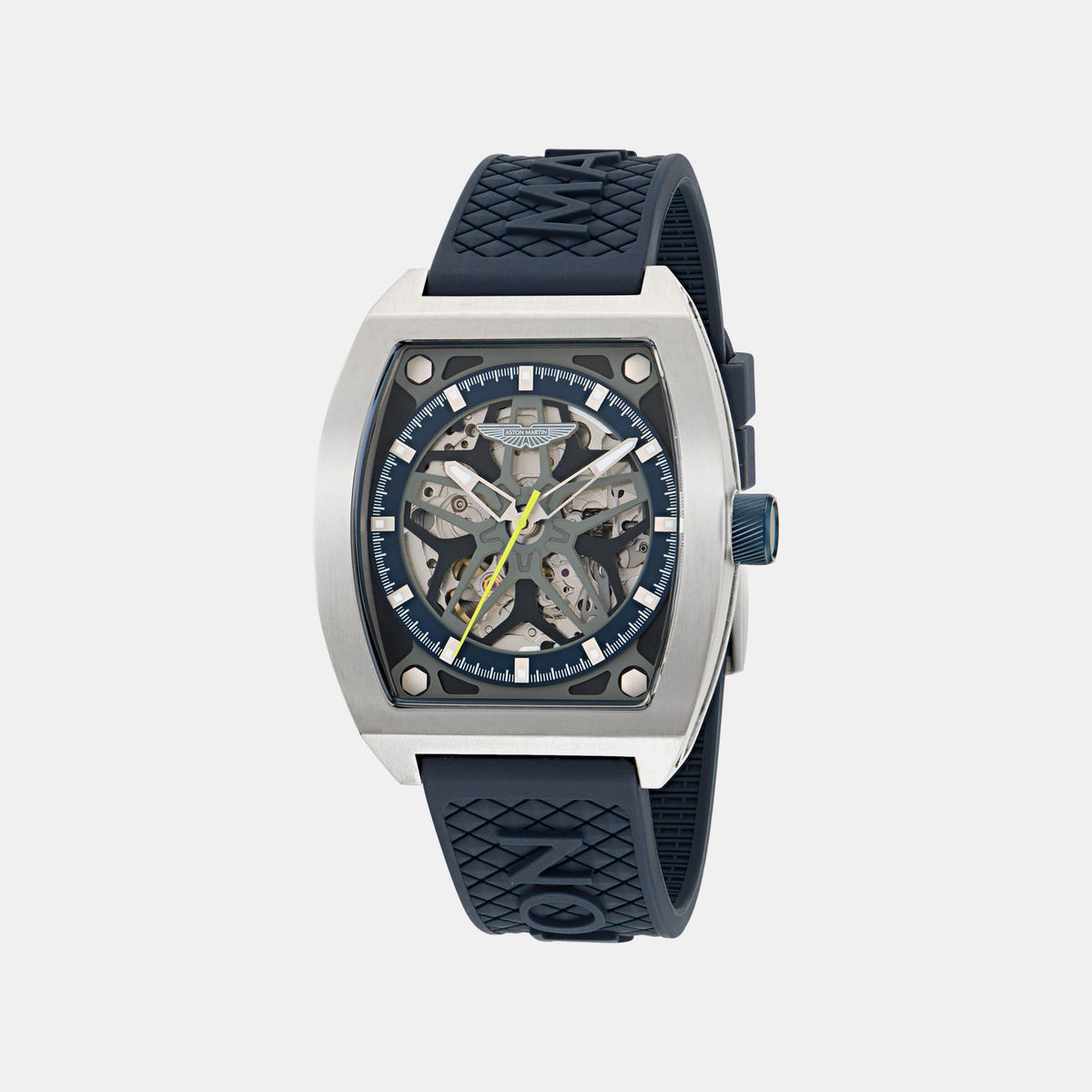 Aml Thrill Men Automatic Grey Dial Analog Silicone Watch MTRT1F5033E
