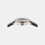 Aml Timeless Men Automatic Black Dial Analog Leather Watch MTTS1F5013E
