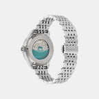 Timeless Men Automatic Green Dial Analog Leather Watch MTTS1F5043E