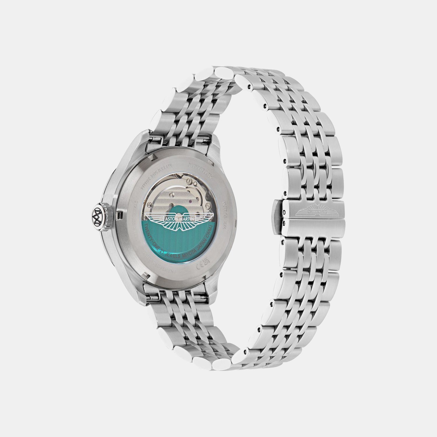 Timeless Men Automatic Green Dial Analog Leather Watch MTTS1F5043E