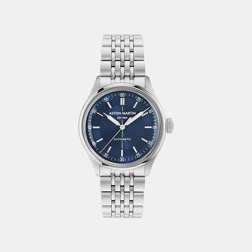Men Automatic Blue Dial Analog Stainless Steel Watch MTTS1S6033E