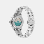 Men Automatic Blue Dial Analog Stainless Steel Watch MTTS1S6033E