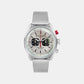 Aml Timeless Men Quartz Silver Dial Chronograph Mesh Watch MTTS2F5013E