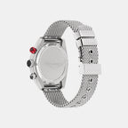 Aml Timeless Men Quartz Silver Dial Chronograph Mesh Watch MTTS2F5013E