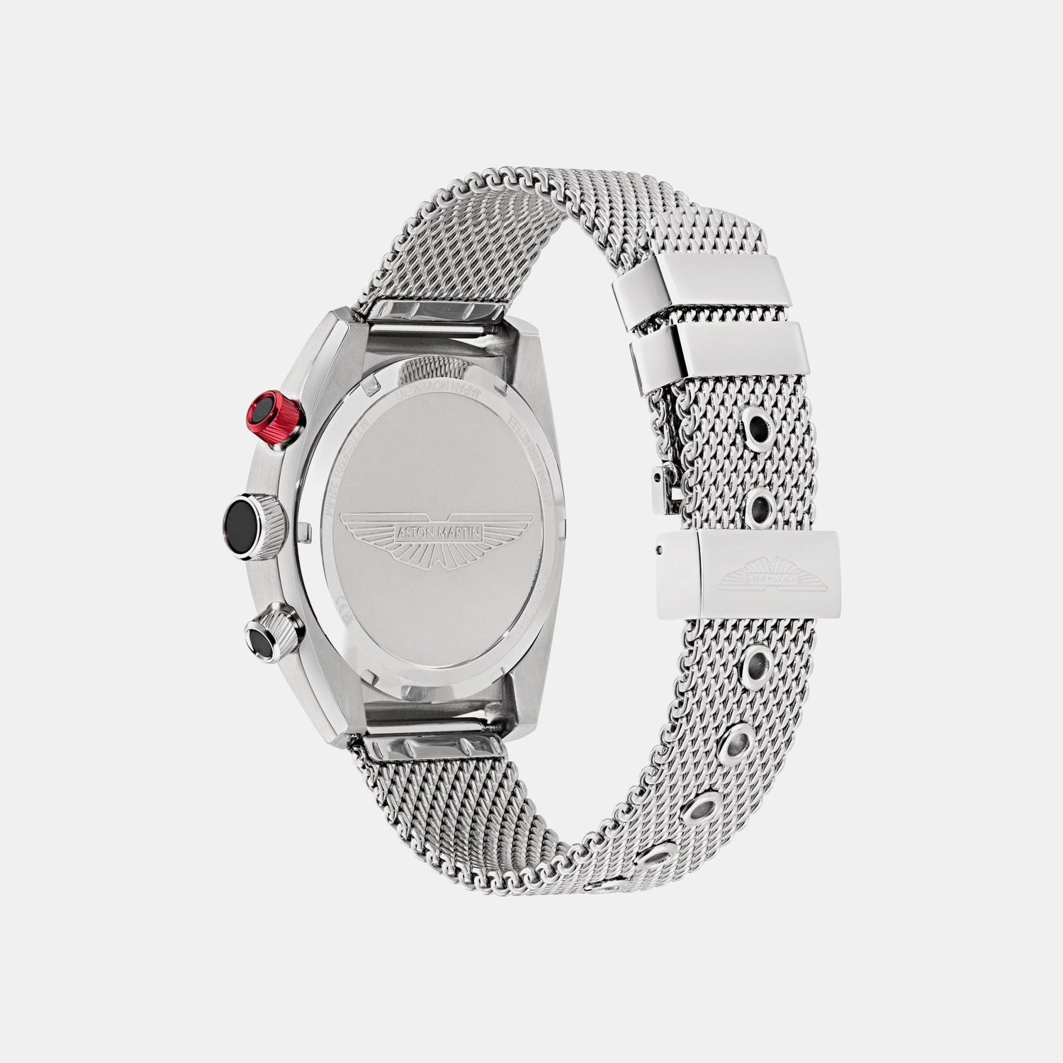 Aml Timeless Men Quartz Silver Dial Chronograph Mesh Watch MTTS2F5013E