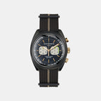 Aml Timeless Men Quartz Black Dial Chronograph Nylon Watch MTTS2F5043E