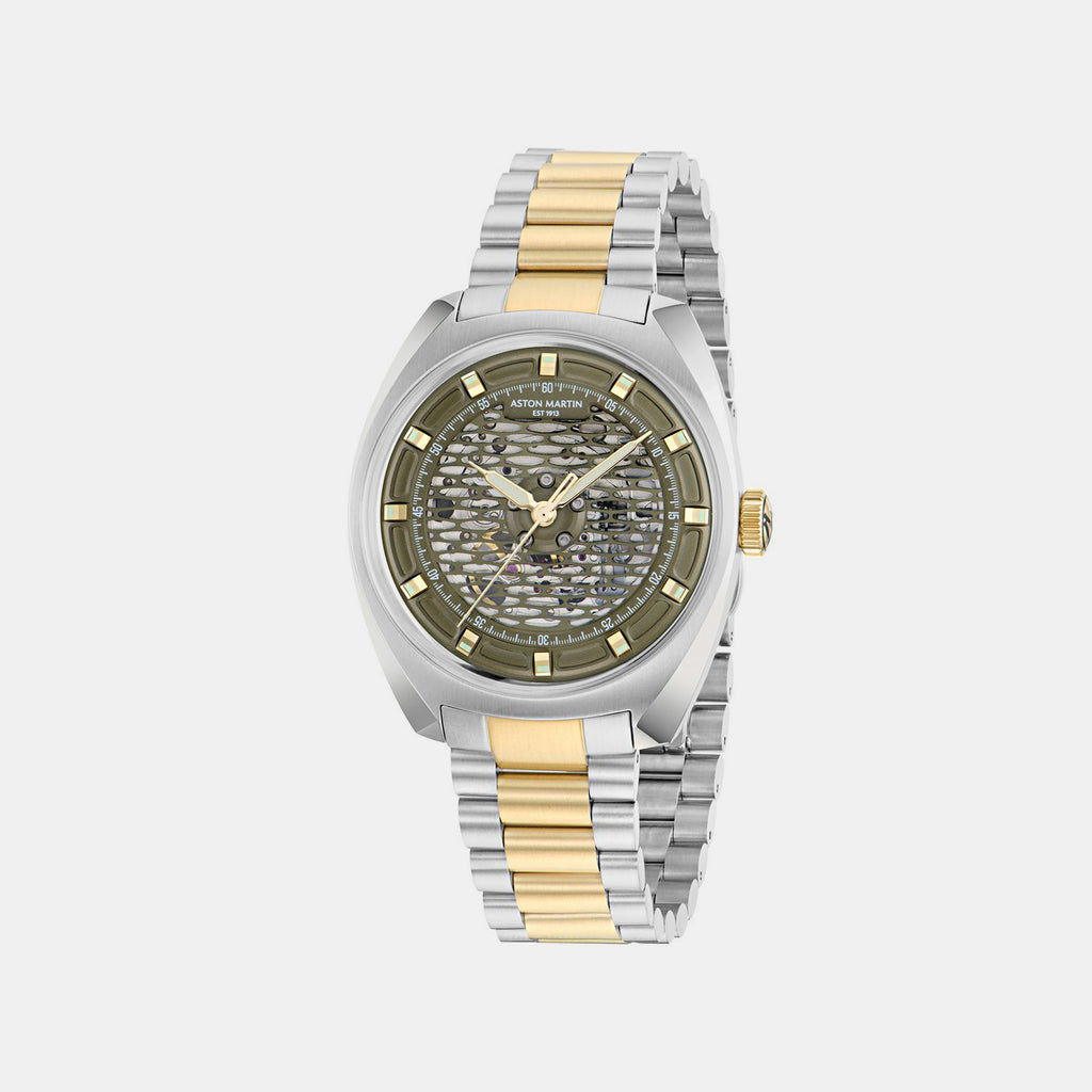 Timeless Men Automatic Green Dial Analog Stainless Steel Watch MTTS2F6013E