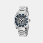 Timeless Men Automatic Blue Dial Analog Stainless Steel Watch MTTS2F6043E