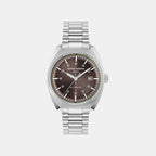 Men Automatic Brown Dial Analog Stainless Steel Watch MTTS2S6023E