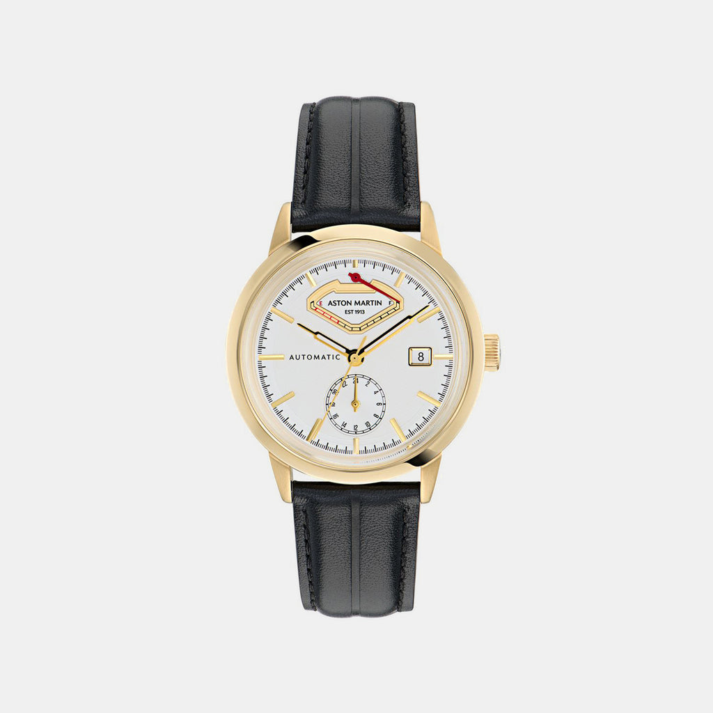 Timeless Men Automatic White Dial Analog Leather Watch MTTS3F6013E