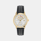 Timeless Men Automatic White Dial Analog Leather Watch MTTS3F6013E
